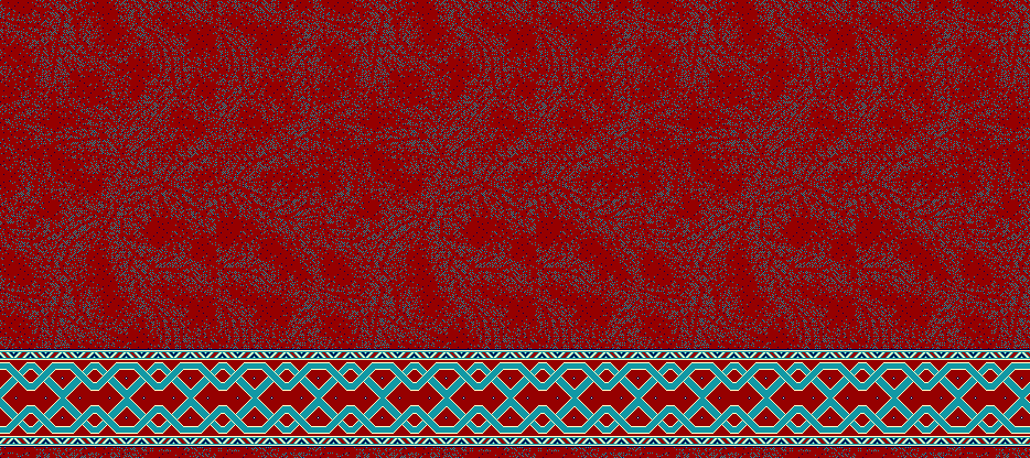 Safli Cami Halisi Model 1340 - Kırmızı